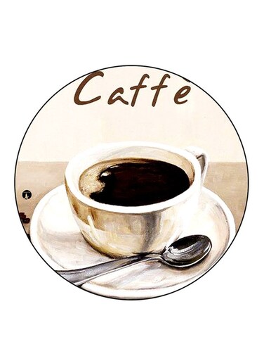 Coffee Printed Fridge Magnet Multicolour
