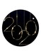 2020 Printed Fridge Magnet Black/Gold