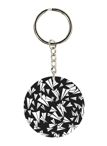 Paper Planes Printed Keychain