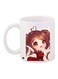 Anime Girl Printed Coffee Mug White/Brown/Red 11ounce