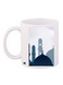 Mosque Printed Coffee Mug White/Blue/Grey 11ounce