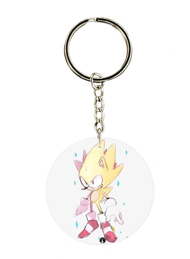 Sonic Double Side Printed Keychain