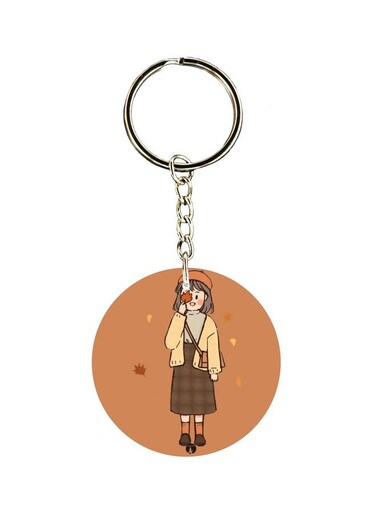 Double Side Printed Keychain