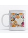 Mohammed Abdu Printed Mug White/Pink/Beige