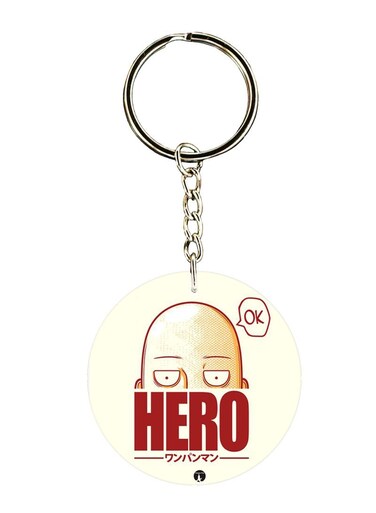 Anime One Punch Man Printed Keychain