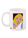 Cartoon Printed Coffee Mug White/Blue/Yellow 11ounce