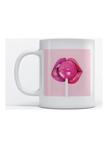 Mug Lollipop for Coffee and Tea White