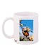 Cute Carl And Russell Printed Coffee Mug White/Blue/Yellow 11ounce