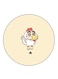 Anime Shin Chan Printed Fridge Magnet Round Multicolour