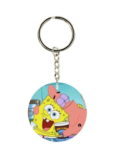 Cartoon Printed Keychain