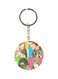 Multiple Video Games Characters Printed Keychain