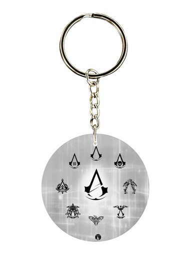 Double Sided Assassin's Creed Printed Keychain