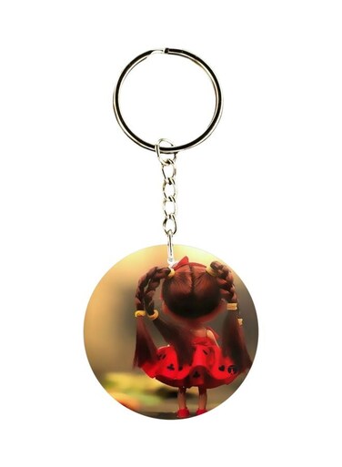 Doll Printed Key Chain
