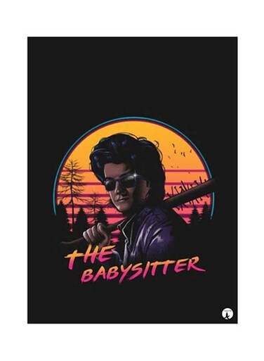Stranger Things Metal Plate Poster Multicolour 15 x 20cm