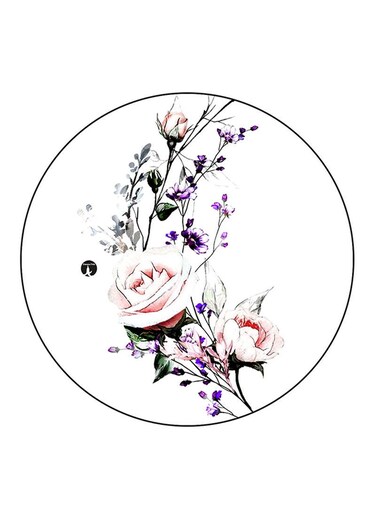 Flowers Printed Fridge Magnet Multicolour