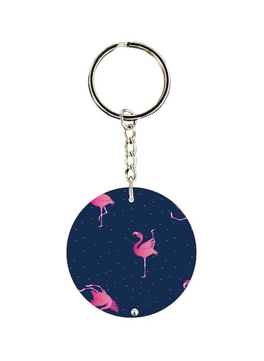 Bird Printed Single Sided Keychain