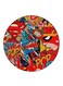 Superheroes Printed Fridge Magnet Multicolour