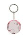 Bear Printed Double Sided Keychain