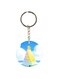 Cartoon Themed Single Sided Keychain