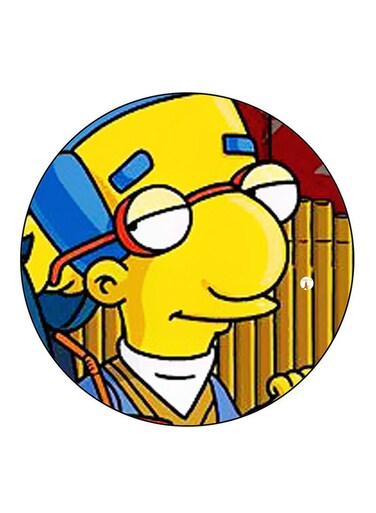 Simpsons Printed Fridge Magnet Multicolour