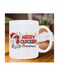 pc Merry Cluckin' Christmas Ceramic Coffee Mug - Festive Rooster Design, Insulated, Reusable, Hand-Wash Only - Ideal Gift for Coffee Enthusiasts, Men &amp; Women