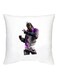 Fortnite Character Printed Decorative Cushion White/Grey/Purple 16x16inch