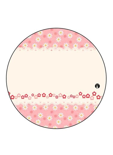 Flowers Printed Fridge Magnet Multicolour