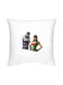 Fortnite Printed Decorative Cushion White/Green/Red 16x16inch