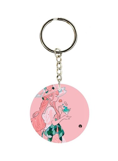 Cartoon Character Printed Keychain