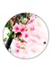 Flowers Printed Fridge Magnet Round Multicolour