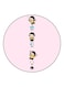 Girl Printed Fridge Magnet k/Yellow/Black