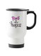 Princess Printed Travel Mug White 13centimeter