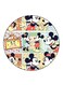 Disney Printed Fridge Magnet Round Multicolour