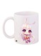 Anime Girl Printed Coffee Mug White/Beige/Red 11ounce