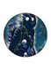 Printed Fridge Magnet Black/Blue/White