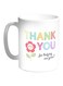 Thank You For Helping Me Grow Printed Coffee Mug White/Green/Red 325ml