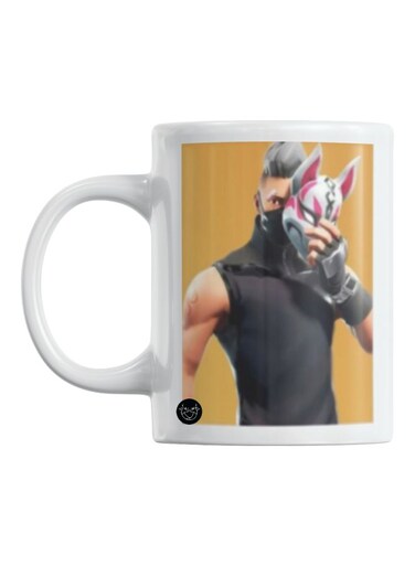 Fortnite Printed Mug White/Yellow/Black