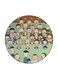 The Anime Chibi Maruko Chan Theme Printed Fridge Magnet Green/Brown/Blue