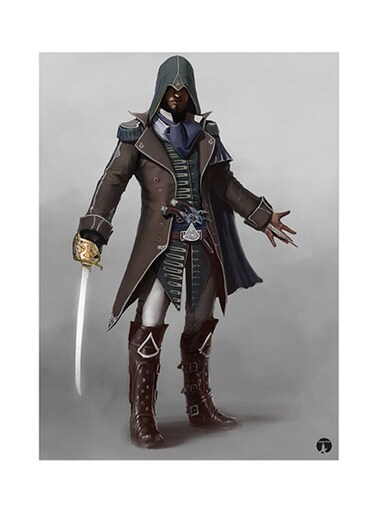 Video Game Assassin's Creed Metal Plate Poster Multicolour 15 x 20cm