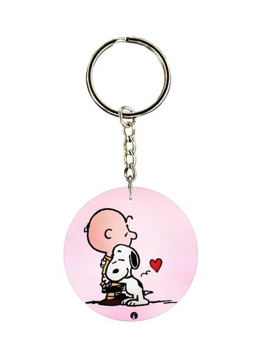 Cartoon Themed Dual Sided Keychain