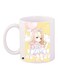 Anime Girl Printed Coffee Mug White/Yellow/Beige
