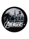 Avengers Printed Fridge Magnet Black/Grey/White 5.5cm