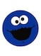 Cookie Monster Printed Fridge Magnet Round Multicolour
