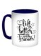 Life's Better With Friends Printed Coffee Mug Black/White