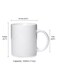RYN&reg; PRINTED DESIGN "You Are Beautiful" Ceramic Coffee Mug - Bilingual English Arabic Script, Fun Novelty 11oz Beverage Cup, Ideal Gifts for Festivals, Birthdays, Arab Inspired Drinkware, Muslim-Friendly, Set of 1