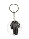 Girl Printed Double Sided Keychain