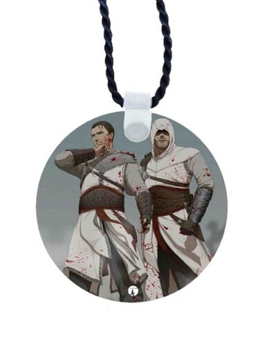 Assassin's Creed Printed Car Mirror Pendant
