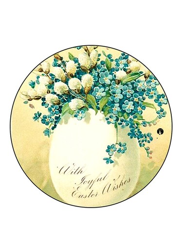 Flowers Printed Fridge Magnet Multicolour