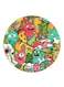 Monsters Printed Fridge Magnet Multicolour