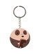 Bear Printed Double Sided Keychain